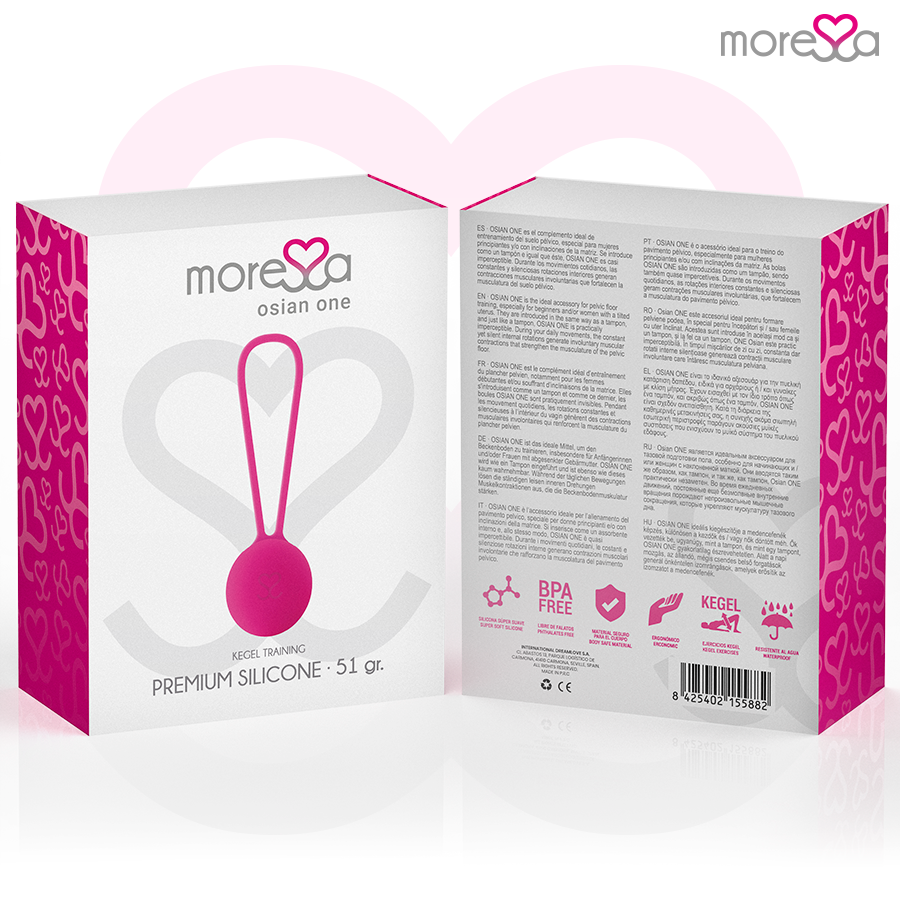 Bola Kegel Moressa Osian One Premium Silicone Rosa