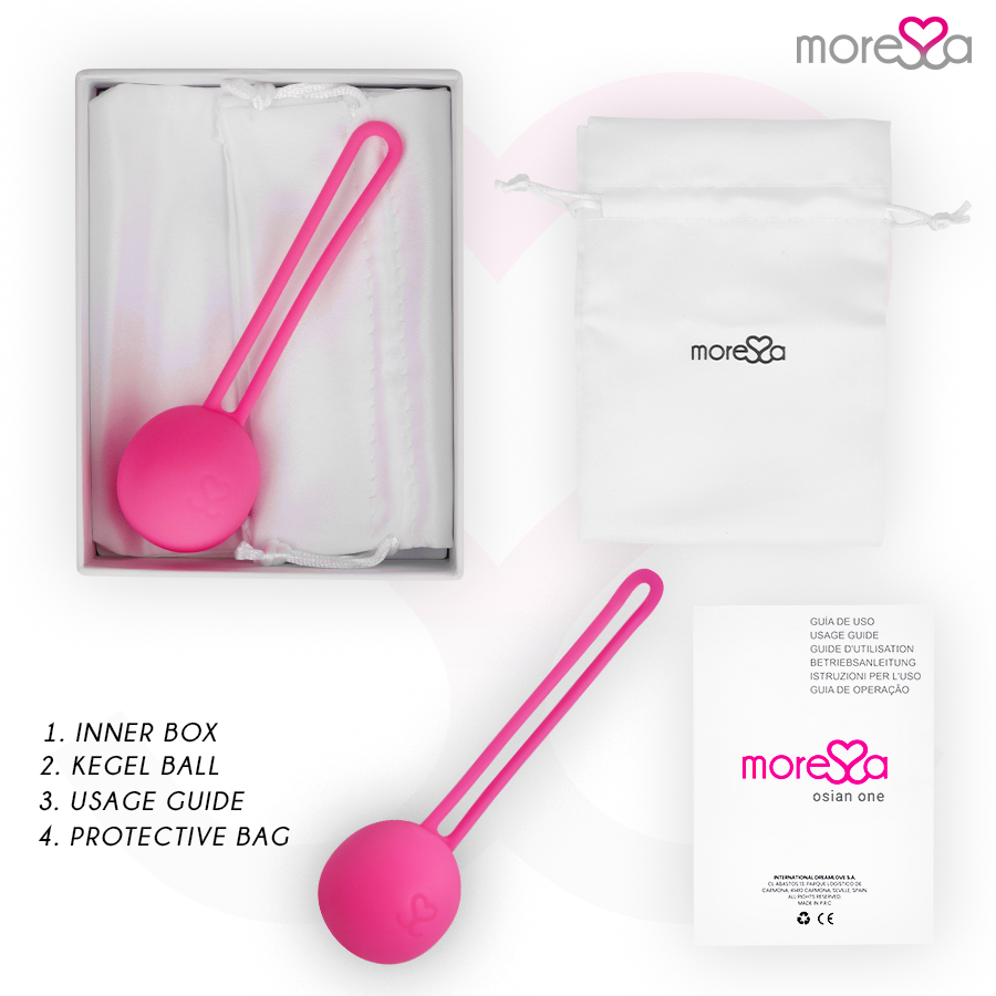 Bola Kegel Moressa Osian One Premium Silicone Rosa