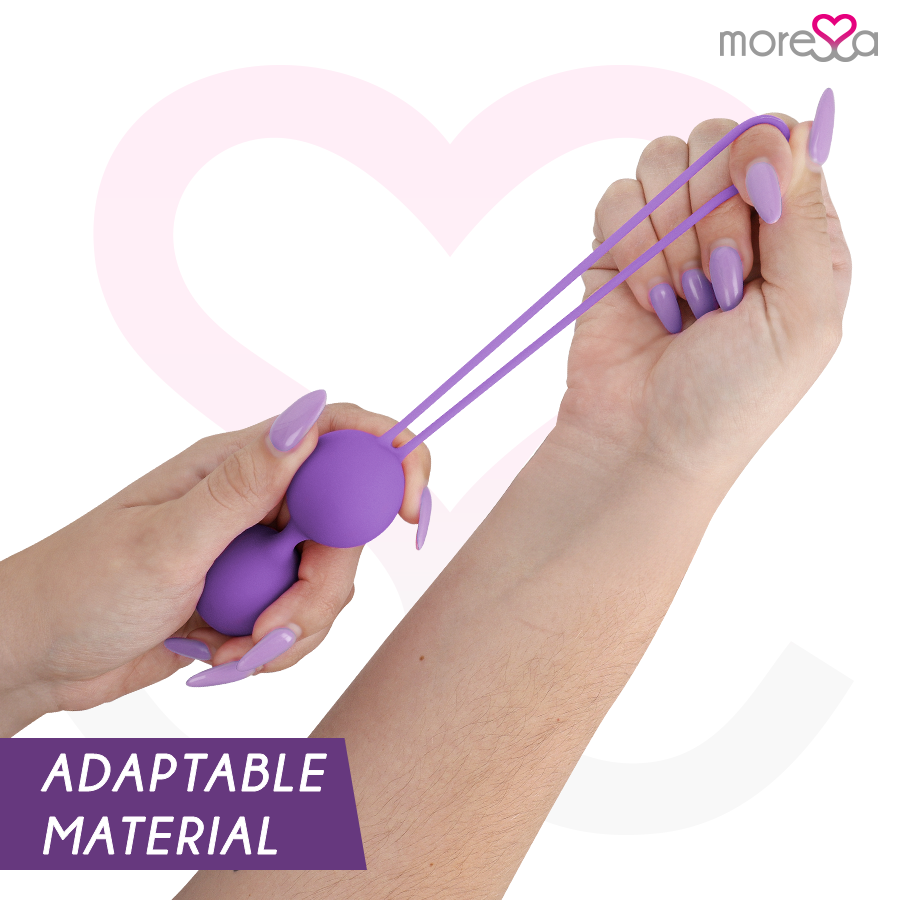 Bolas Kegel Moressa Osian Three Premium Silicone Roxo