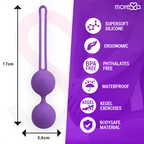 Bolas Kegel Moressa Osian Three Premium Silicone Roxo