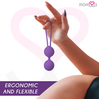 Bolas Kegel Moressa Osian Three Premium Silicone Roxo