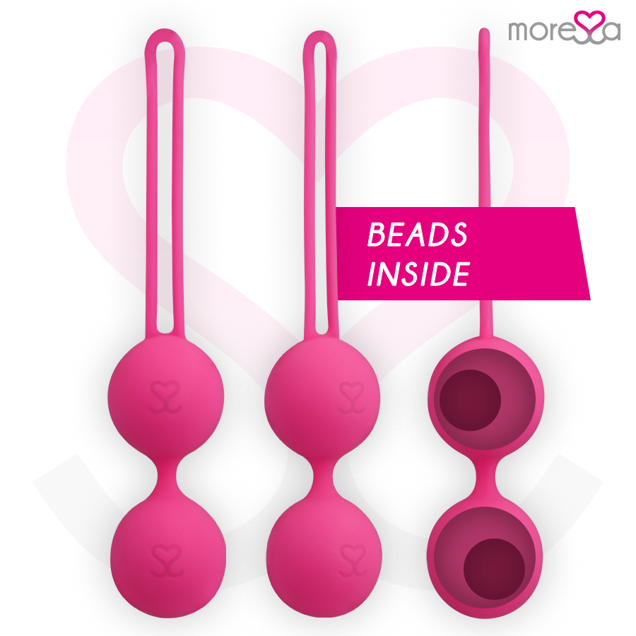Bola Kegel Moressa Osian Três Premium Silicone Rosa