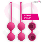 Bola Kegel Moressa Osian Três Premium Silicone Rosa
