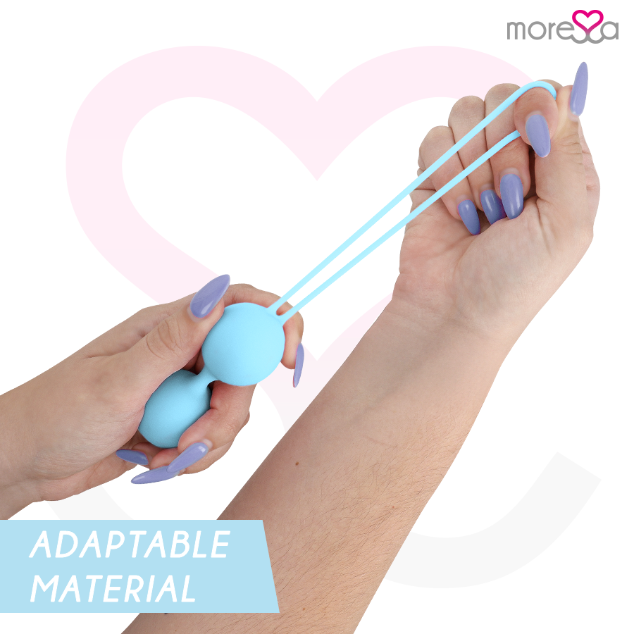 Bola Kegel Moressa Osian Três Premium Silicone Azul