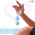 Bolas Vaginais Amoressa Osian Two Premium Silicone Turquoise