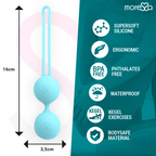 Bolas Vaginais Amoressa Osian Two Premium Silicone Turquoise