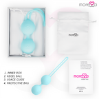 Bolas Vaginais Amoressa Osian Two Premium Silicone Turquoise