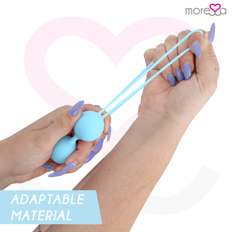 Bolas Vaginais Amoressa Osian Two Premium Silicone Turquoise