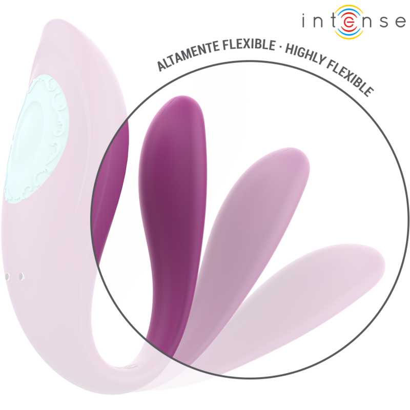 Intenso - Vibrador E Estimulador Annie Em Forma De U Controle Remoto Roxo