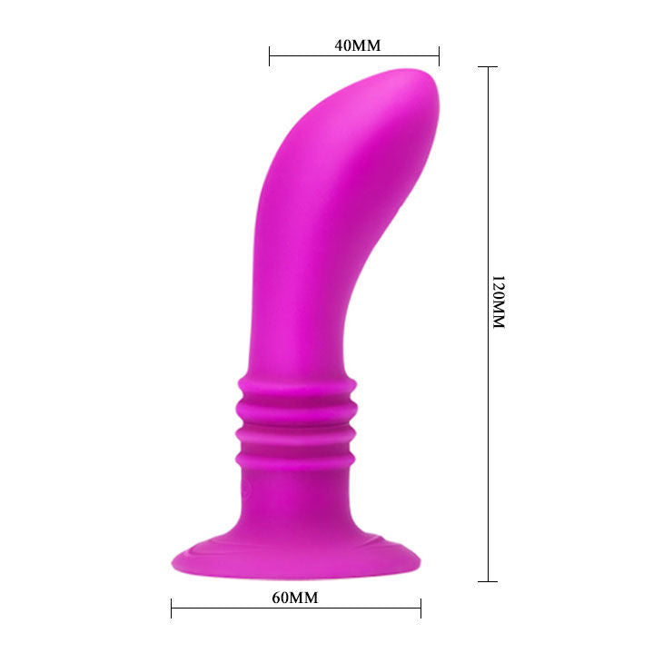 Plug Anal Com Vibração Silicone Pretty Love 10V