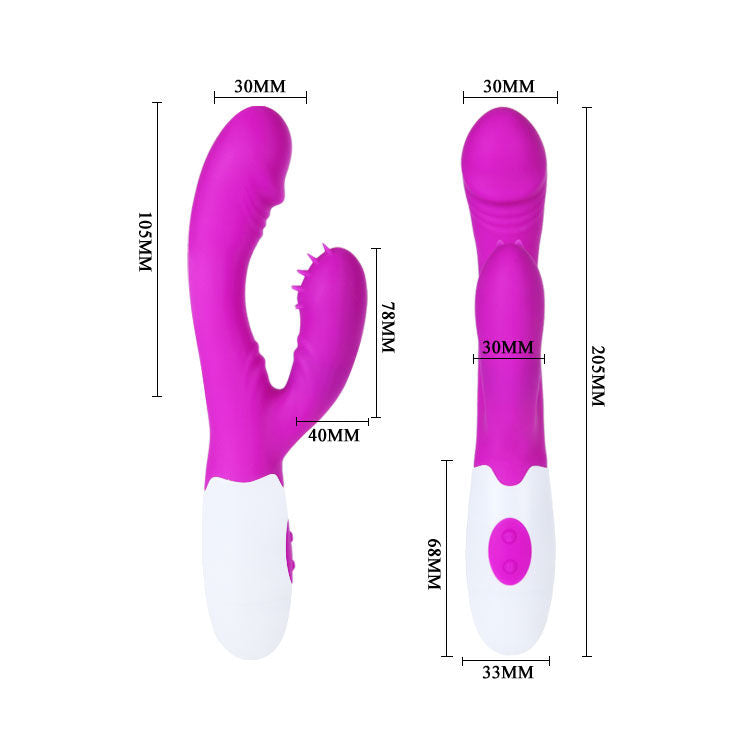 Vibrador Pretty Love Flirtation - Andre Vibrator With Clit Stimulation