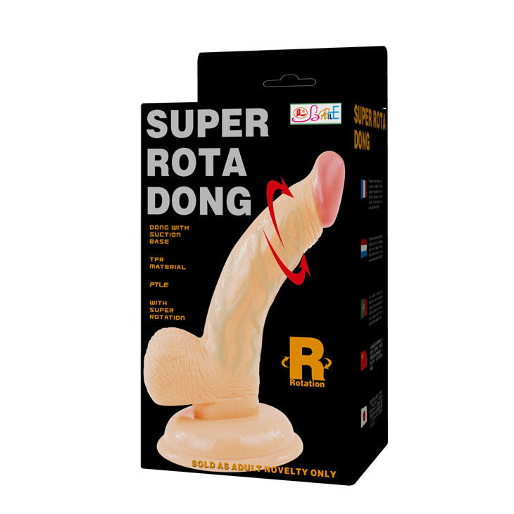 Vibrador Realistico Com Rotaçao Ly-Baile Super Rota Dong