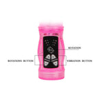 Vibrador Com Rotação Baile Rabbit Happy Angel Rosa