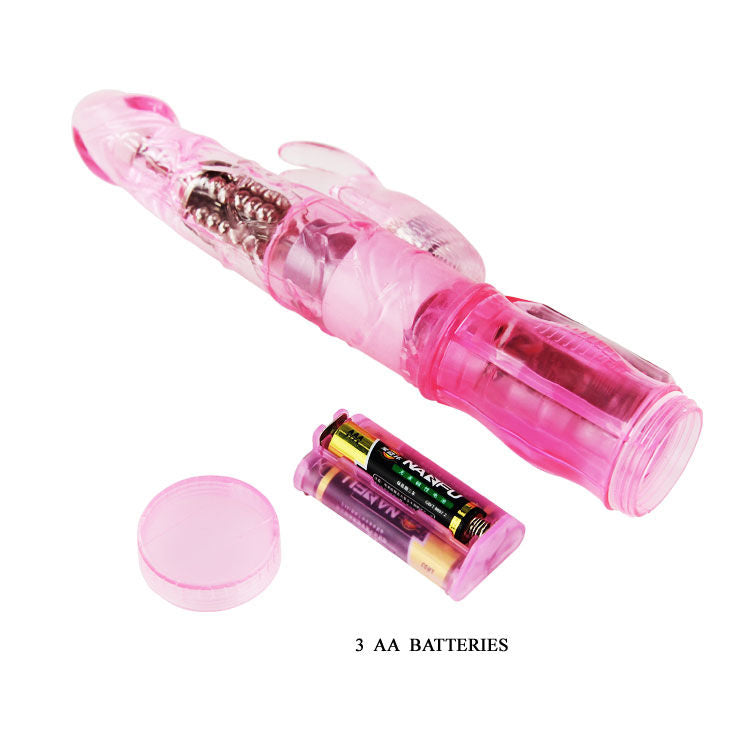 Vibrador Com Rotação Baile Rabbit Happy Angel Rosa