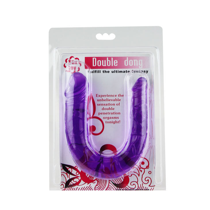Dildo Duplo Flexivel Lilás