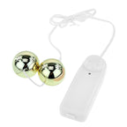 Bolas Kegel Com Vibração Em Dourado