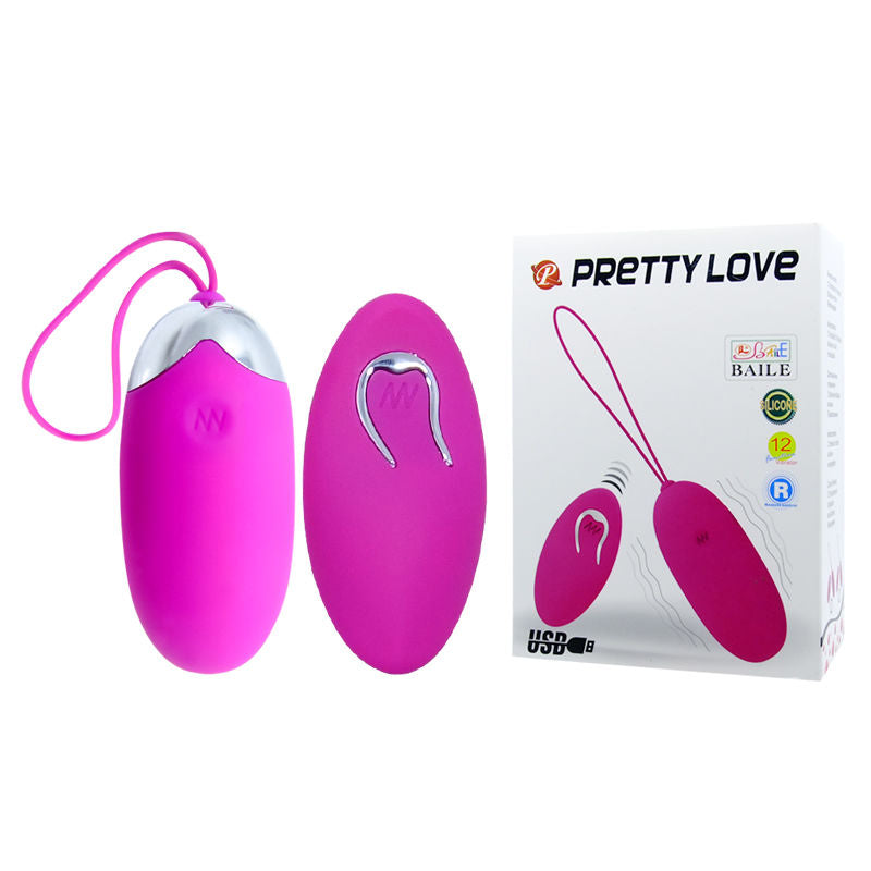 Ovo Vibratório Com Comando Berger Pretty Love