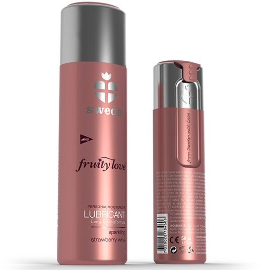 Lubrificante Morango/Champanhe 100 Ml Swede