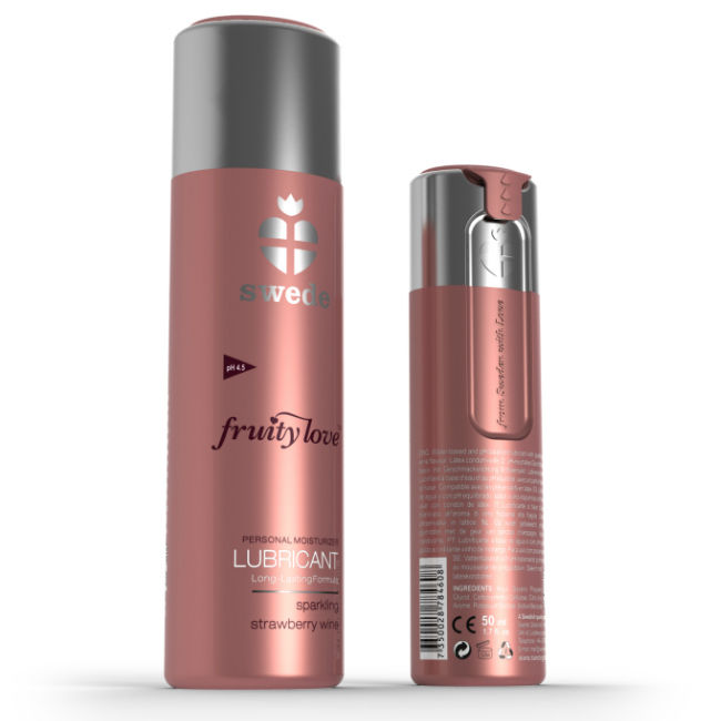 Lubrificante Swede -Fruity Love Morango Champanhe 50 Ml