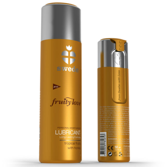 Lubrificante Swede Fruity Love Fruta Tropical E Mel 50 Ml