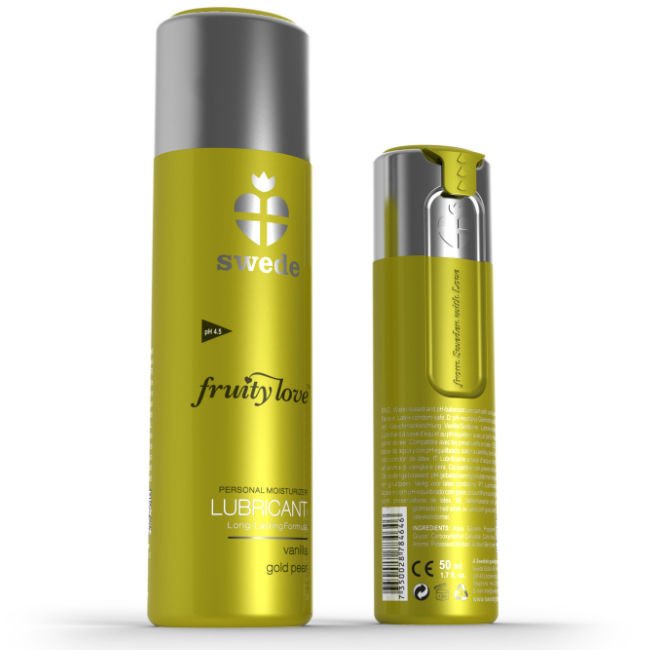 Lubrificante Swede Fruity Love Baunilha Com Pera Dourada 50 Ml