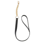 Coleira E Trela Preto Maze - Wide Choker