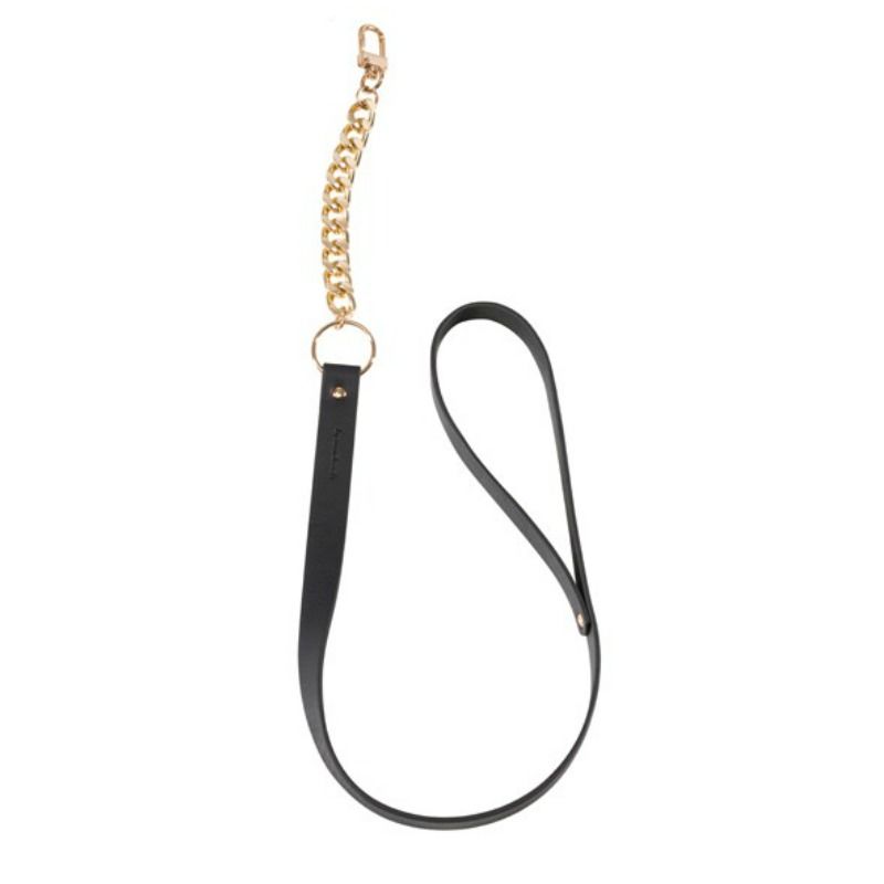 Coleira E Trela Preto Maze - Wide Choker