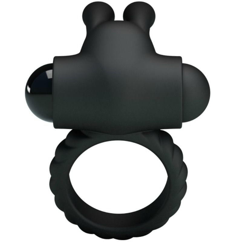 Anel Peniano Pretty Love Eudora Anel Vibrador Negro