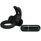Anel Peniano Pretty Love Eudora Anel Vibrador Negro