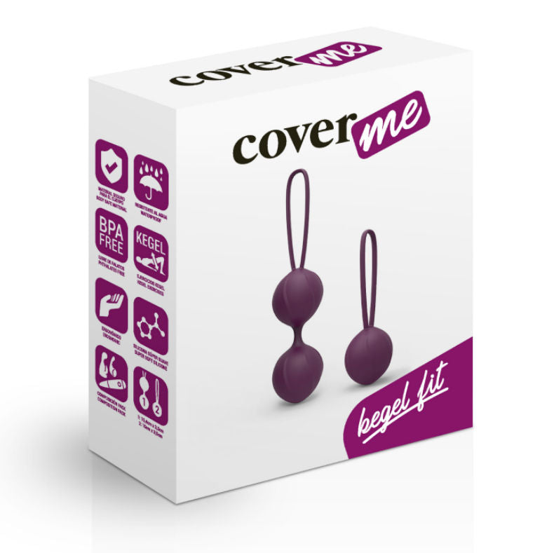 Bolas Vaginais Coverme Kegel Kit Purple