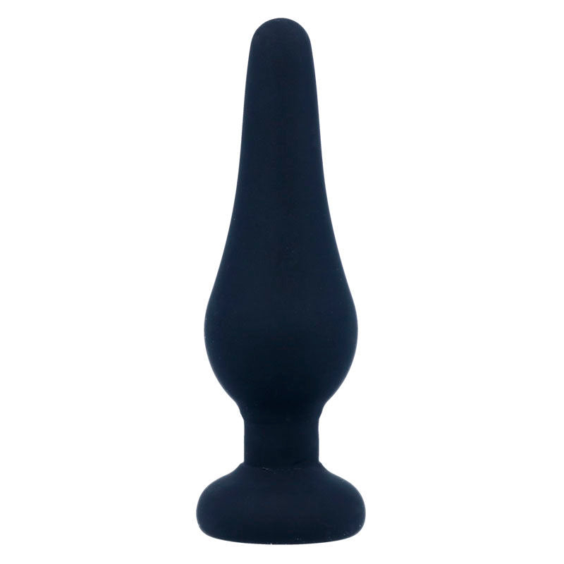 Plug Anal Intense Pipo S Silicone Preto 10Cm