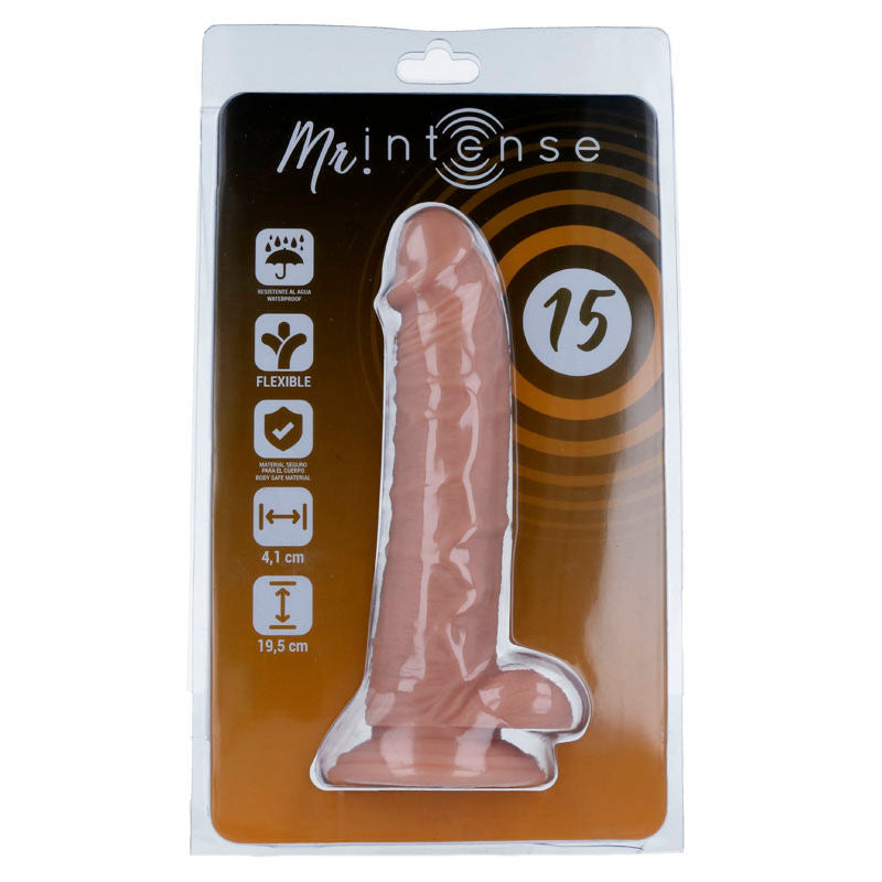Dildo Mr Intense 15 Realista 19,5 -O- 4,1Cm