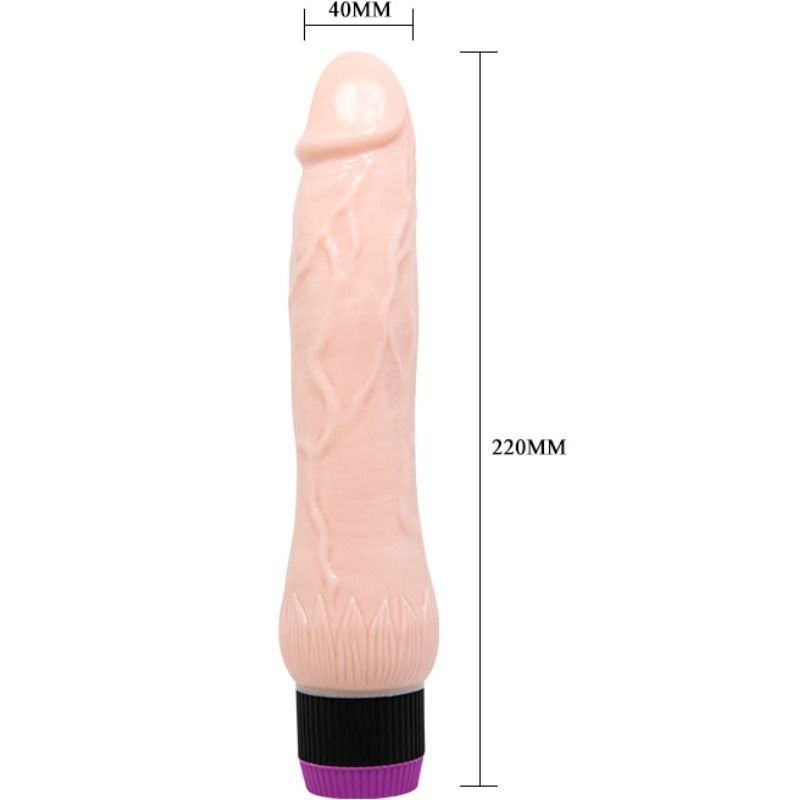 Vibrador Realistico Adour Club Base Larga 22 Cm