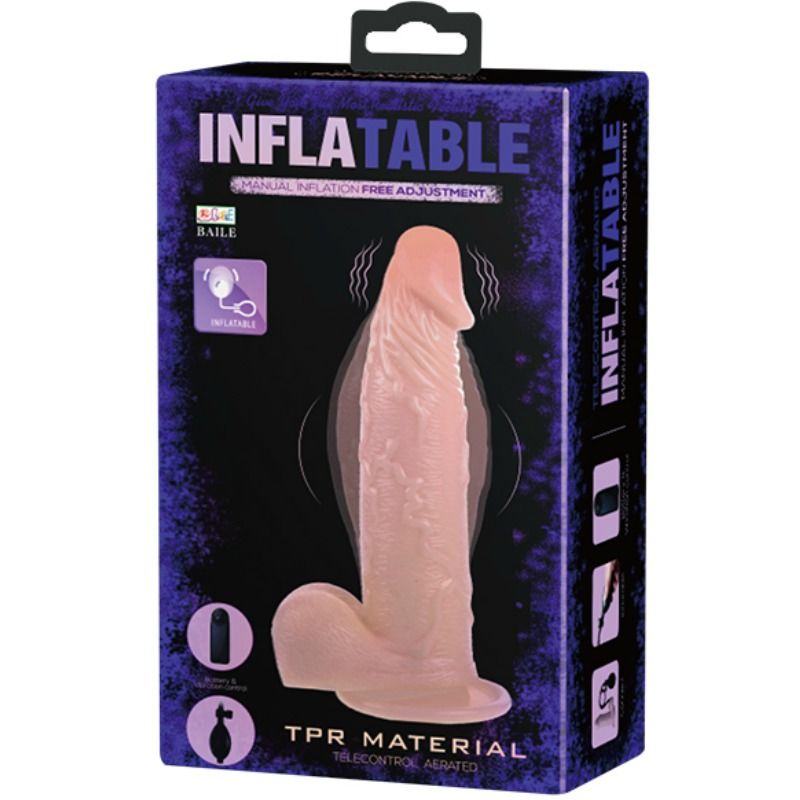 Vibrador Realistico Insuflavél Baile