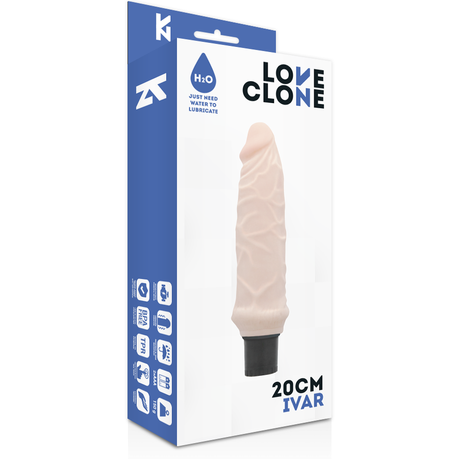 Vibrador Realistico Loveclone Ivar 20Cm