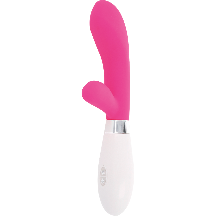 Vibrador Com Estimulador De Clitóris Glossy Jackson Rabbit Rosa