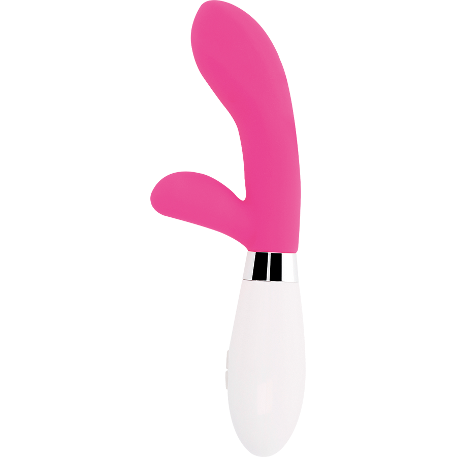 Vibrador Com Estimulador De Clitóris Glossy Jackson Rabbit Rosa