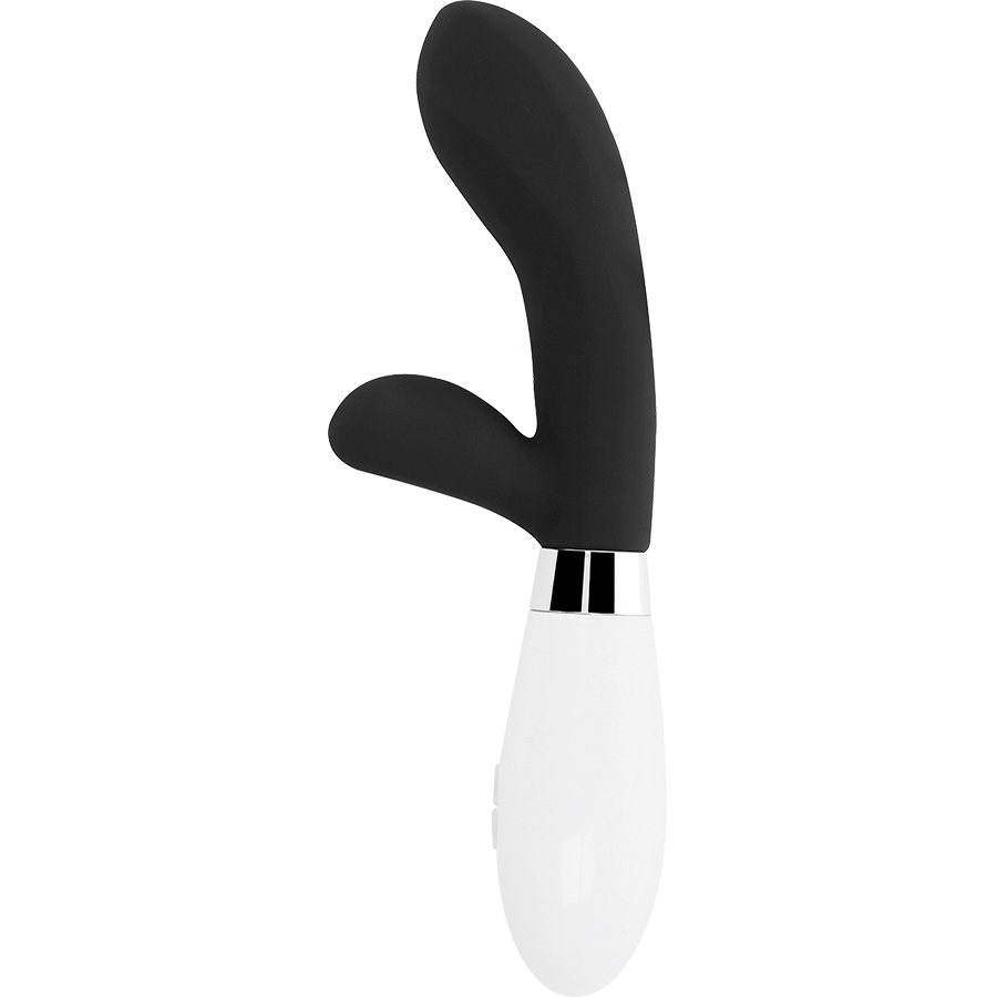 Vibrador Glossy Jackson Rabbit Black