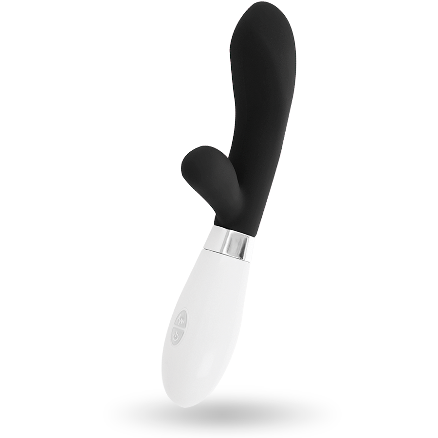 Vibrador Glossy Jackson Rabbit Black