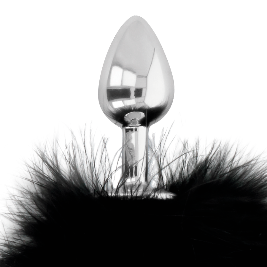 Plug Anal Cauda De Coelho Darkness Extra Feel 7Cm
