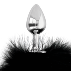 Plug Anal Cauda De Coelho Darkness Extra Feel 7Cm