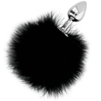 Plug Anal Cauda De Coelho Darkness Extra Feel 7Cm