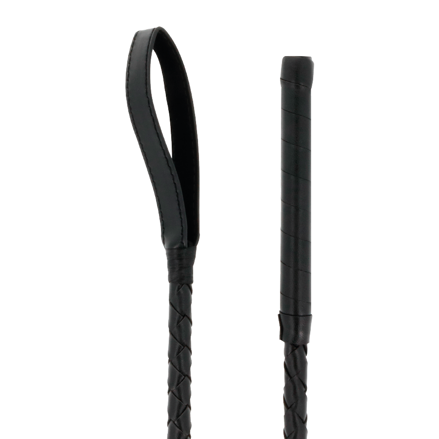 Chibata Darkness Crop Preto Fetiche Bdsm 70 Cm