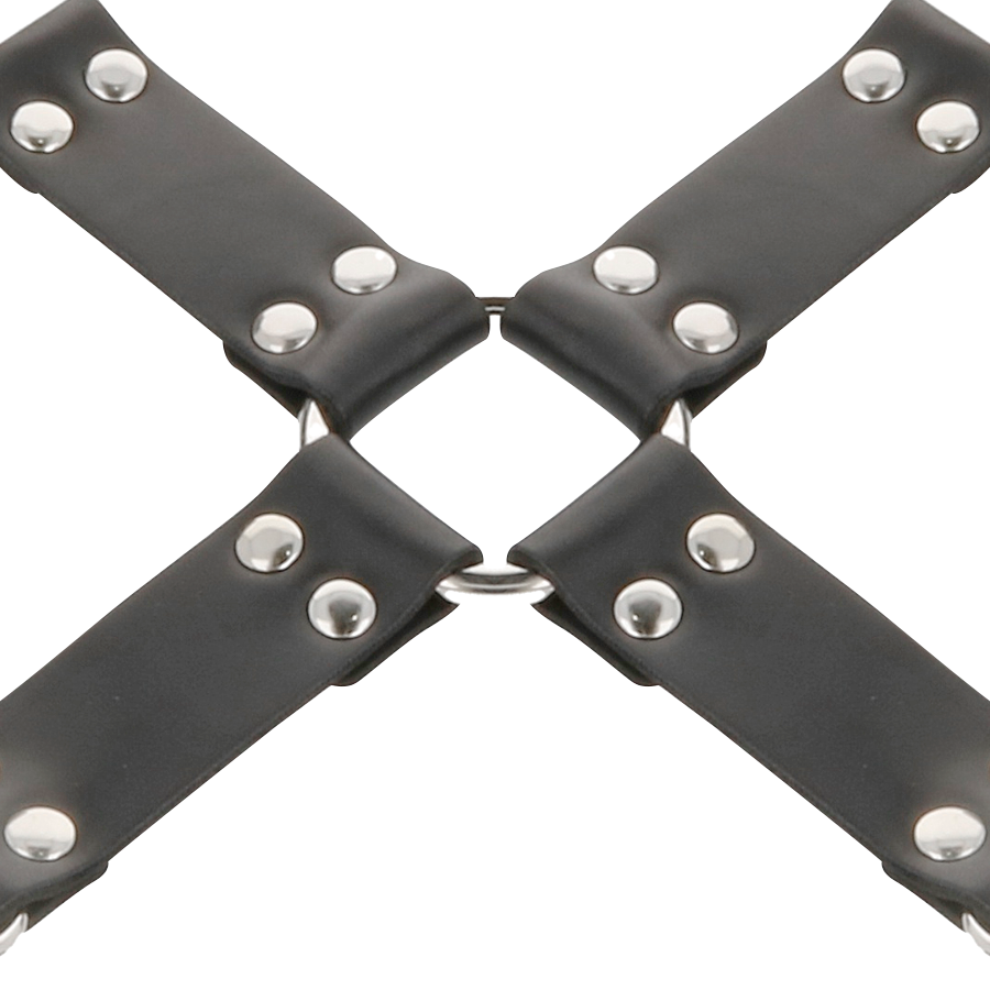 Kit Bondagem Algemas Em Cruz Darkness Hogtie Set Black