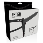 Strap On Fetish Submissive Silicone Preto 15Cm