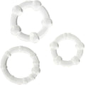 Kit 3 Anéis Penianos Transparentes Stay Hard Sevencreations