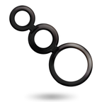Anel Peniano Addicted Toys Rings Set For Penis - Smoked