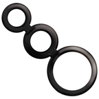 Anel Peniano Addicted Toys Rings Set For Penis - Smoked