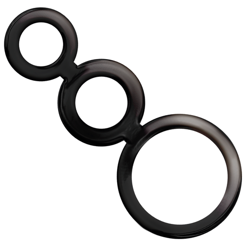 Anel Peniano Addicted Toys Rings Set For Penis - Smoked