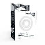 Aneis Penianos Addicted Toys Potenz- C-Ring Penis Clear